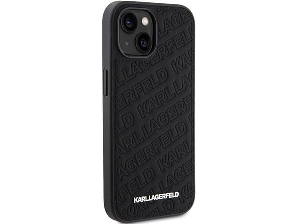 Case Karl Lagerfeld PU Quilted Pattern Case for iPhone 15 Black