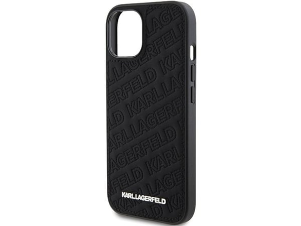 Case Karl Lagerfeld PU Quilted Pattern Case for iPhone 15 Black