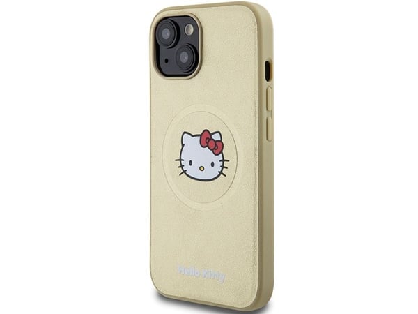 Sourcing Hello Kitty HKHMP15SPGHCKD iPhone 15 / 14 / 13 6.1" gull/gull hardcase i skinn Kitty Head MagSafe