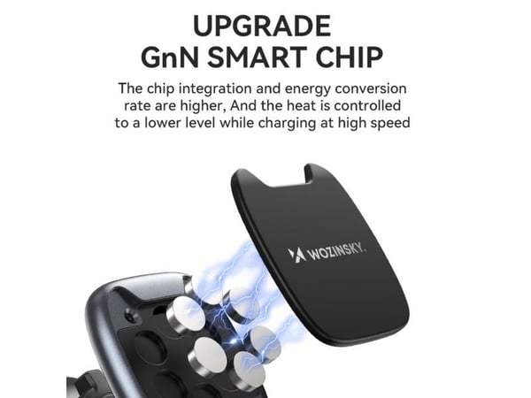 Wozinsky magnetisk telefonholder til bilens ventilasjonsrist, svart