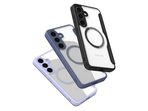 Dux Ducis Skin X Pro-deksel til Samsung S24+ med magnetisk ring og klaff - svart