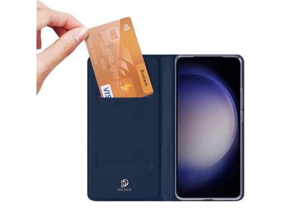 Dux Ducis Skin Pro-deksel til Samsung S24+ med klaff - blå