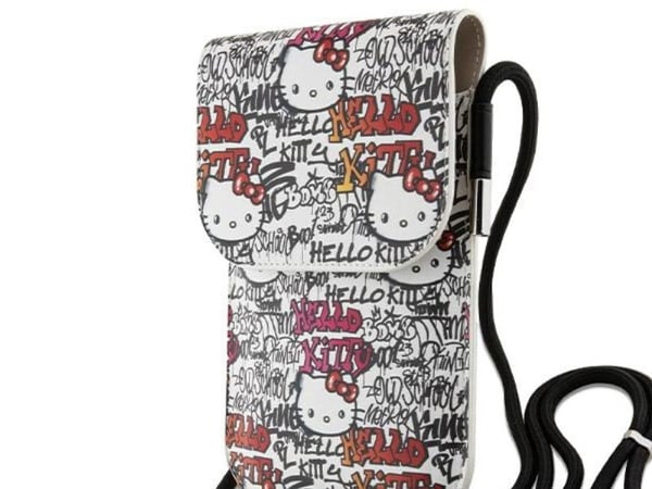 Hello Kitty odinis krepšys Graffiti Cord - smėlio spalvos