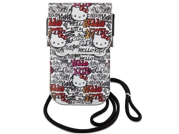 Hello Kitty odinis krepšys Graffiti Cord - smėlio spalvos