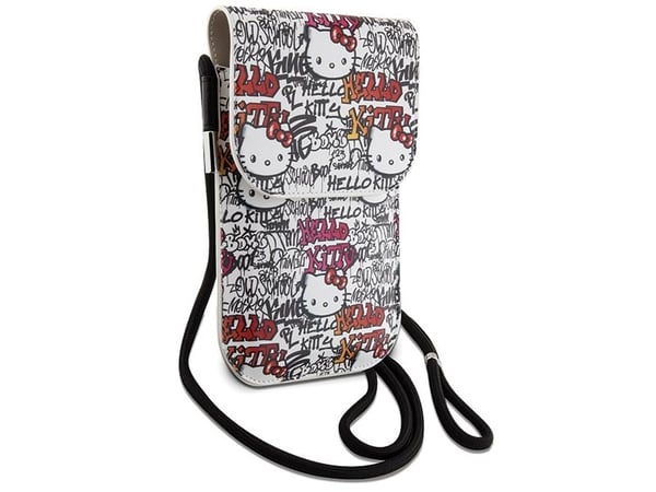 Hello Kitty odinis krepšys Graffiti Cord - smėlio spalvos