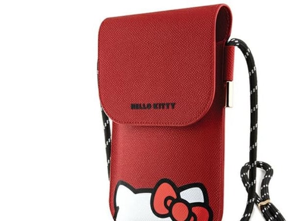 Hello Kitty håndveske HKOWBPSCKER rød/rød i skinn