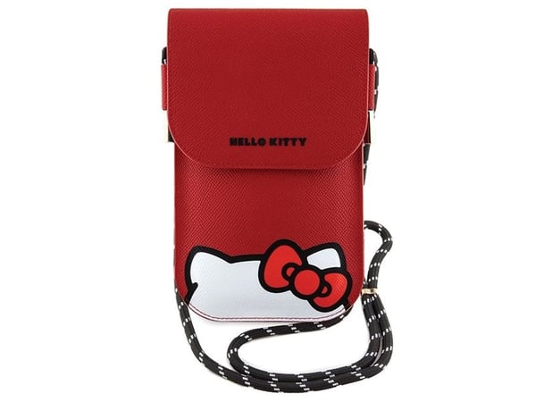 Hello Kitty håndveske HKOWBPSCKER rød/rød i skinn