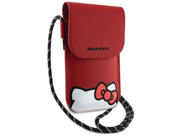 Hello Kitty håndveske HKOWBPSCKER rød/rød i skinn
