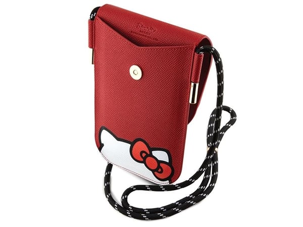 Hello Kitty håndveske HKOWBPSCKER rød/rød i skinn