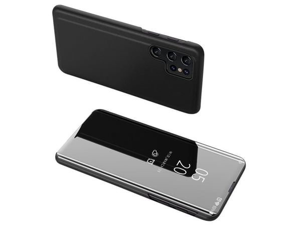 Clear View-deksel med klaff til Xiaomi POCO C65 / Redmi 13C - svart