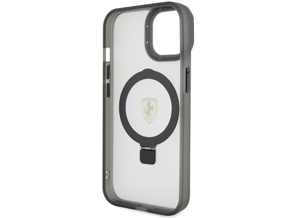 Ferrari ringstativ MagSafe-deksel fra 2023-serien for iPhone 15 Plus / 14 Plus - transparent