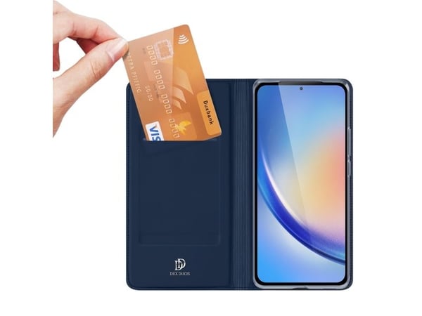 Dux Ducis Skin Pro-etui til Samsung A35 5G med klaff - blå