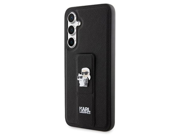 Karl Lagerfeld Karl Lagerfeld KLHCS23FEGSAKCPK S23 FE S711 svart/svart hardcase Gripstand Saffiano Karl&Choupette Pins NoSize