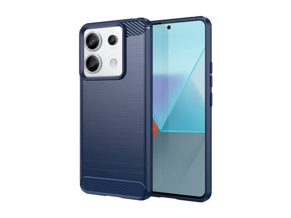 Hurtel Carbon kotelo Xiaomi Redmi Note 13 Pro:lle - sininen