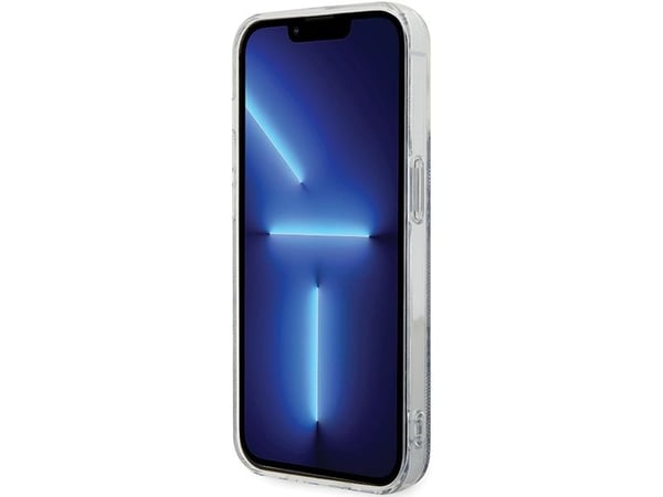 Guess IML 4G MagSafe-deksel til iPhone 15 Pro - blå