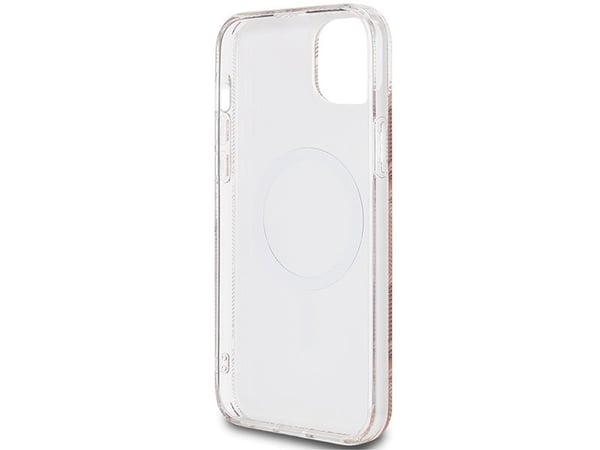 Guess IML GCube MagSafe case for iPhone 15 / 14 / 13 - brown