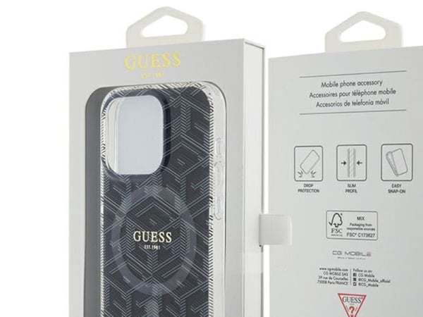 Etui Guess IML GCube MagSafe na iPhone 15 Pro Max - lajittelu