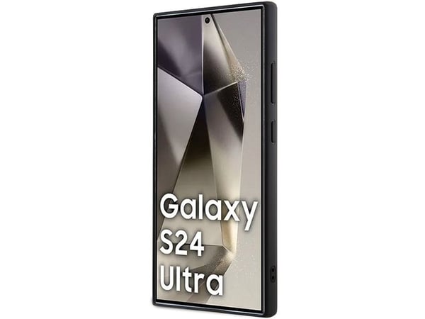 Karl Lagerfeld 3D gummifodral Ikonik för Samsung Galaxy S24 Ultra - svart