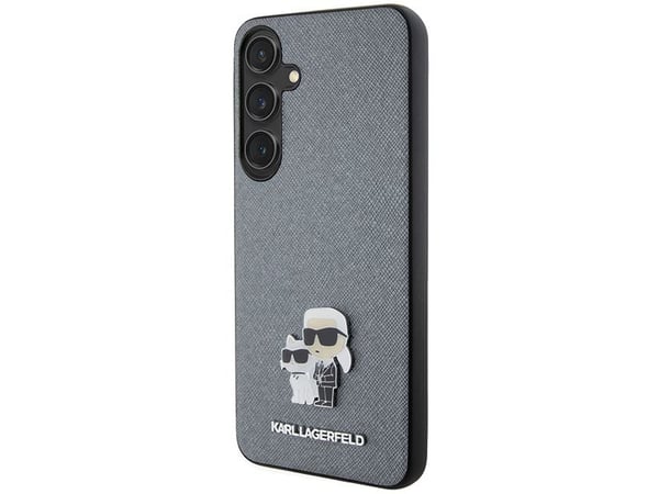 Karl Lagerfeld KARL LAGERFELD SAM S24+ SAFFIANO KC PIN KLHCS24MPSAKCMPG GRÅ