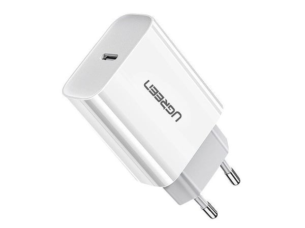 Ugreen - Strømadapter - 18 watt - PD 3.0, QC 4.0 (24 pin USB-C) - hvit - Europa