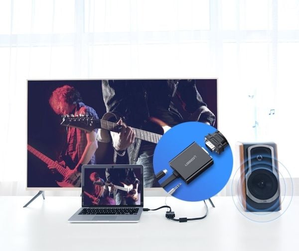 Ugreen - Videomuuntaja - HDMI - VGA