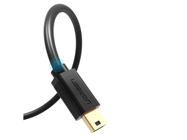 Ugreen USB-kabel Ugreen-kabel USB - mini USB 480 Mbps 3 m svart (US132 10386)