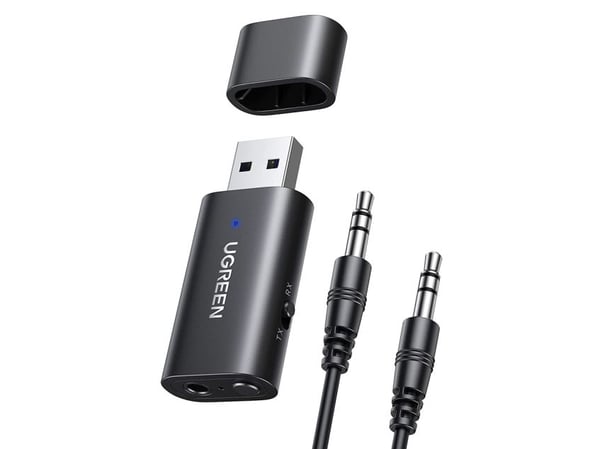 Ugreen trådløs Bluetooth 5.1 lydmottaker - mottaker med AUX 3,5 mm-kontakt