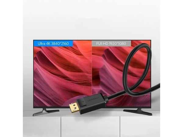 Ugreen 10213, 5 m, DisplayPort, DisplayPort, Hankjønn, Hankjønn, 3840 x 2160 piksler