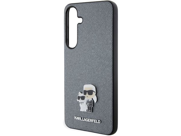 Karl Lagerfeld KARL LAGERFELD SAM S24+ SAFFIANO KC PIN KLHCS24MPSAKCMPG GRÅ