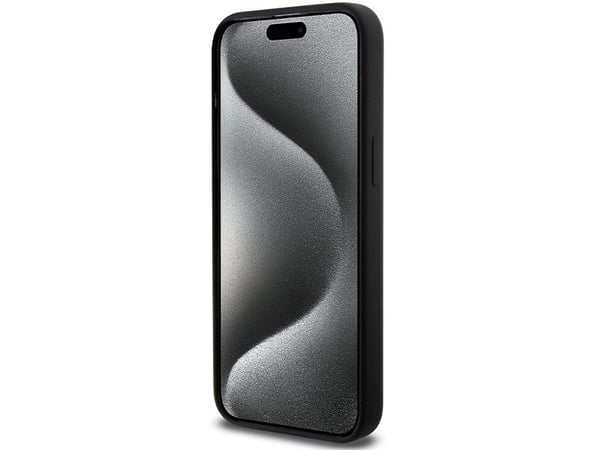 Hurtel BMW M silikonmønster MagSafe-deksel til iPhone 15 Pro Max - svart