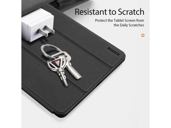 Dux Ducis nettbrettetui Domo med klaff og smart sleep til Samsung Galaxy Tab S9, svart
