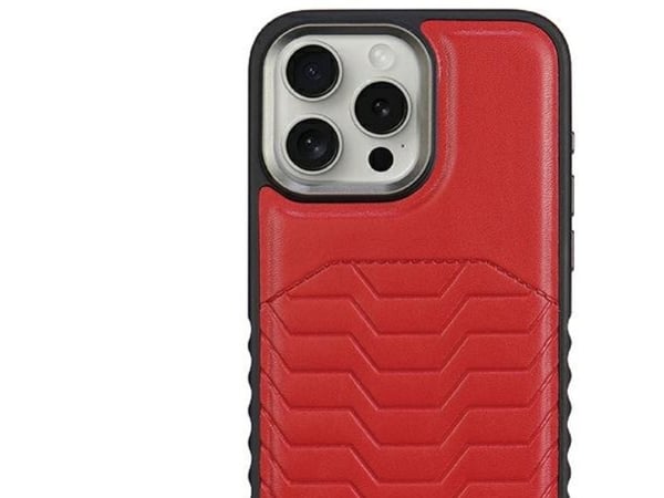 Audi deksel i syntetisk lær med MagSafe for iPhone 14 Pro - rød