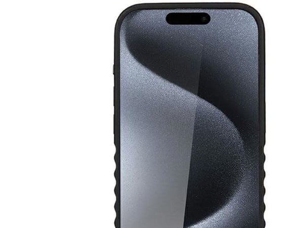 Audi syntetläder-skal med MagSafe för iPhone 15 Pro - svart
