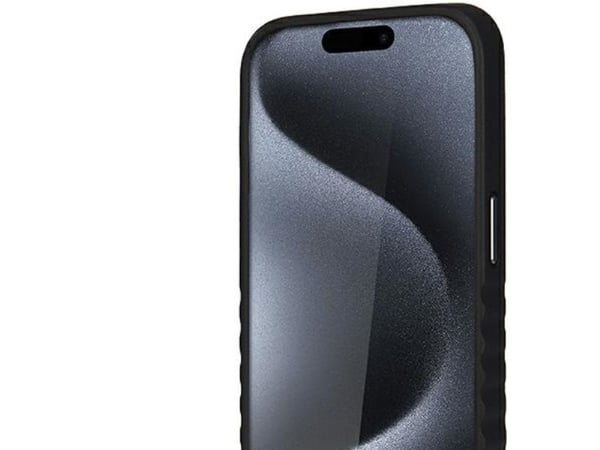 Audi syntetläder-skal med MagSafe för iPhone 15 Pro - svart