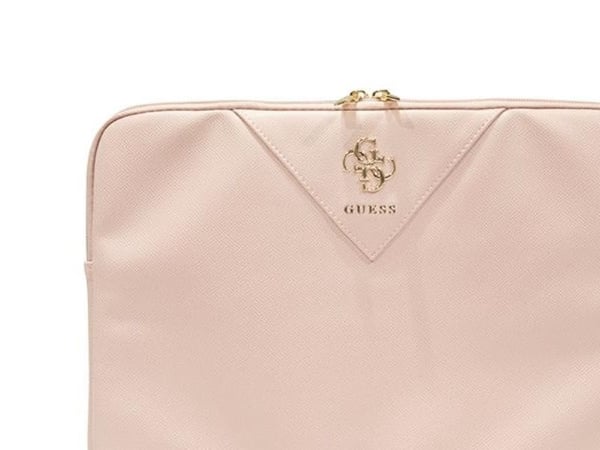 Etui Guess Guess Sleeve GUCS14ZPGSTEGP 14" rosa/rosa trekant 4G