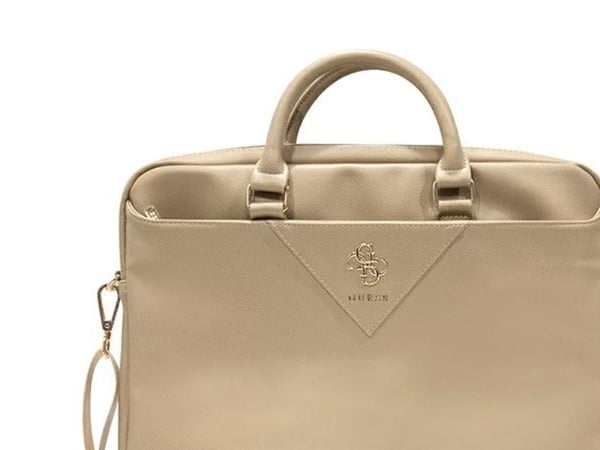 Guess Guess Triangle 4G dataveske - veske til bærbar 15"/16" (gul)