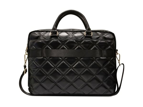 Kotelo Guess PU Grained 4G Metal Logo Computer Bag 15/16" Musta