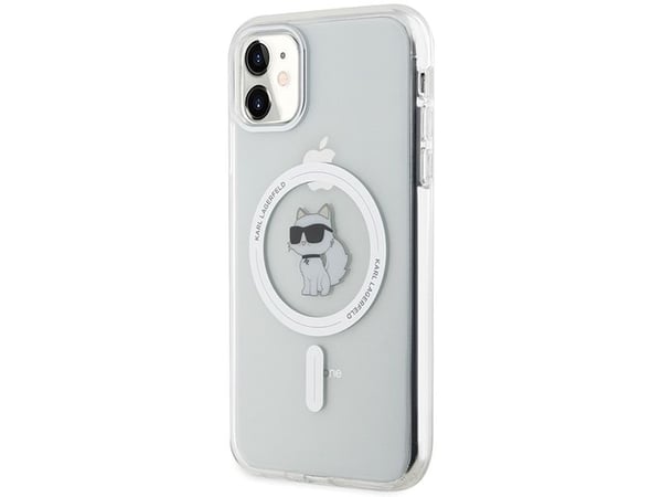 Karl Lagerfeld IML Choupette MagSafe-skal för iPhone 11 / Xr - transparent