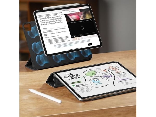 ESR Rebound Magnetic-deksel til iPad Pro 12,9" 4/5/6 (2020-2022) / Air 13" 1/2/3 (2024-2026) svart