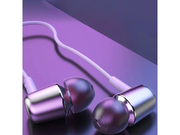 Dudao in-ear hodetelefoner X1PROT kablet USB-C 1,2 m (hvit)