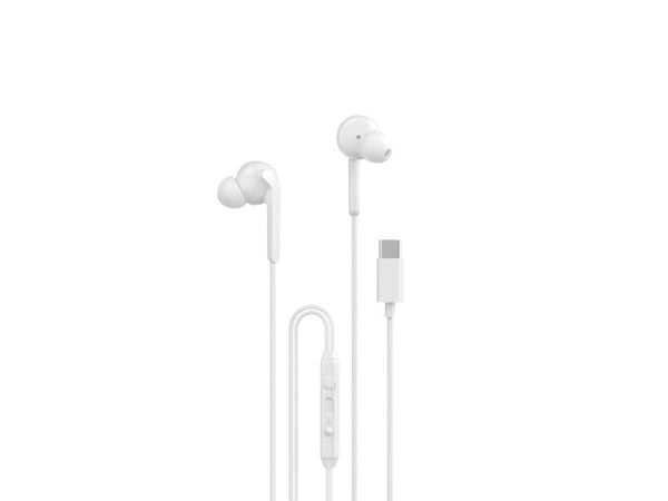 Dudao in-ear-hodetelefoner Dudao X3C+, USB-C, 1,2 m, hvit