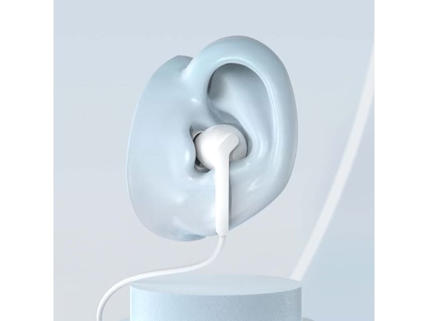 Dudao in-ear-hodetelefoner Dudao X3C+, USB-C, 1,2 m, hvit