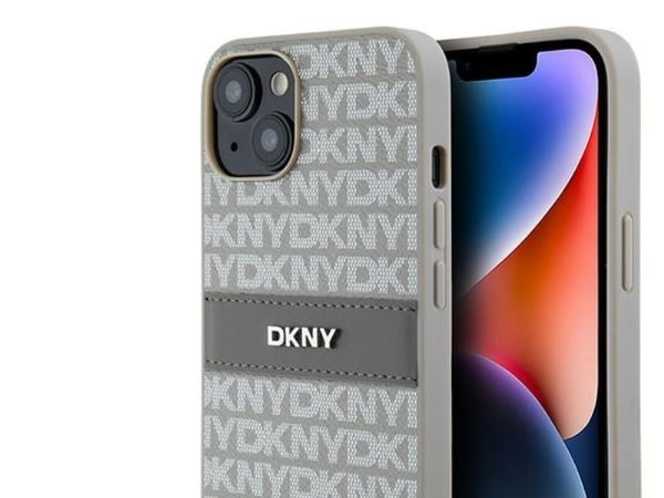 DKNY DKHCP14SPRTHSLE hardcase iPhone 14 / 15 / 13 6.1" beige/krem