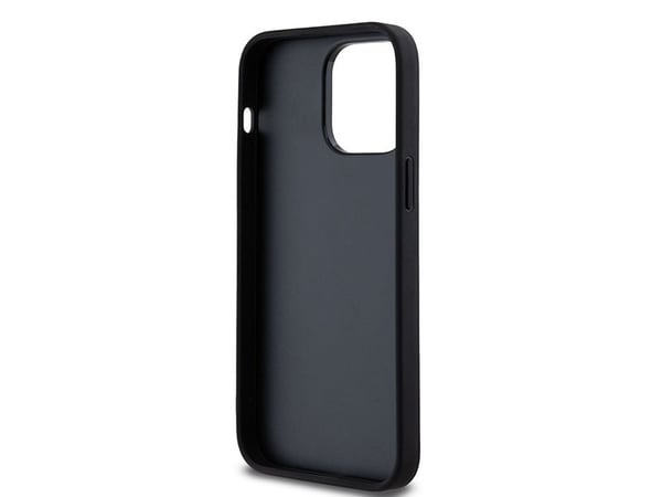 DKNY DKNY DKHCP14XPCPTSSK iPhone 14 Pro Max 6.7" czarny/black hardcase Leather Checkered Mono Pattern & Printed Stripes