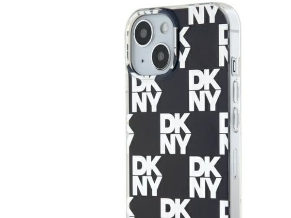 DKNY DKNY DKHCP15MHDLCEK iPhone 15 Plus / 14 Plus 6.7" czarny/black hardcase IML Checkered Mono Pattern