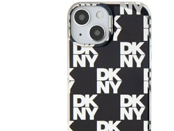 DKNY DKNY DKHCP15MHDLCEK iPhone 15 Plus / 14 Plus 6.7" czarny/black hardcase IML Checkered Mono Pattern