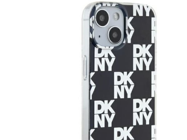 DKNY DKNY DKHCP15MHDLCEK iPhone 15 Plus / 14 Plus 6.7" czarny/black hardcase IML Checkered Mono Pattern
