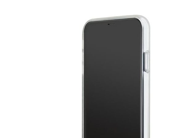 DKNY DKHMN61HCPTSE iPhone 11 / Xr 6,1" beige/beige hårdfodral IML rutigt monomönster &amp; tryckta ränder MagSafe