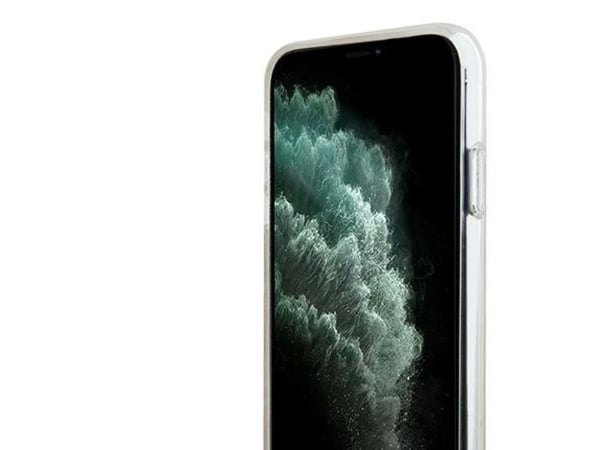 DKNY DKHMN61HCPTSP iPhone 11 / XR 6,1" rosa hårdskal IML rutigt mönster & tryckta ränder MagSafe