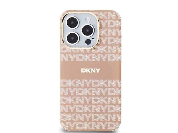 DKNY DKNY DKHMP13XHRHSEP iPhone 13 Pro Max 6,7" rosa/rosa hardcase IML Mono & Stripe MagSafe